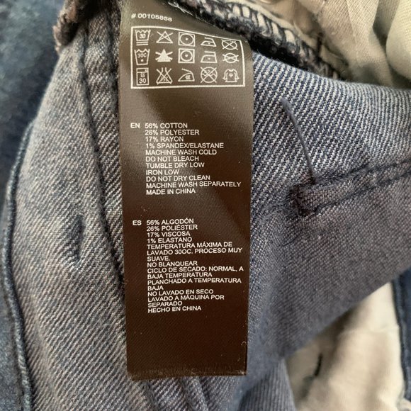 3/$20 Medium Blue Skinny Jeans Denim Stretch 29 - Picture 3 of 6